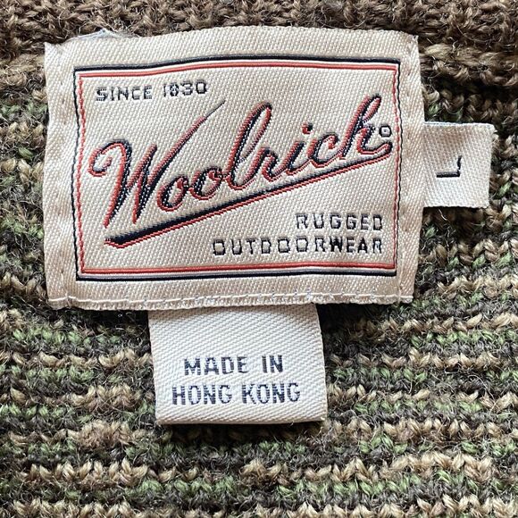 Vintage Woolrich Realtree 100% Wool Camo Sweater Crewneck Hunting Outdoor - Picture 3 of 11